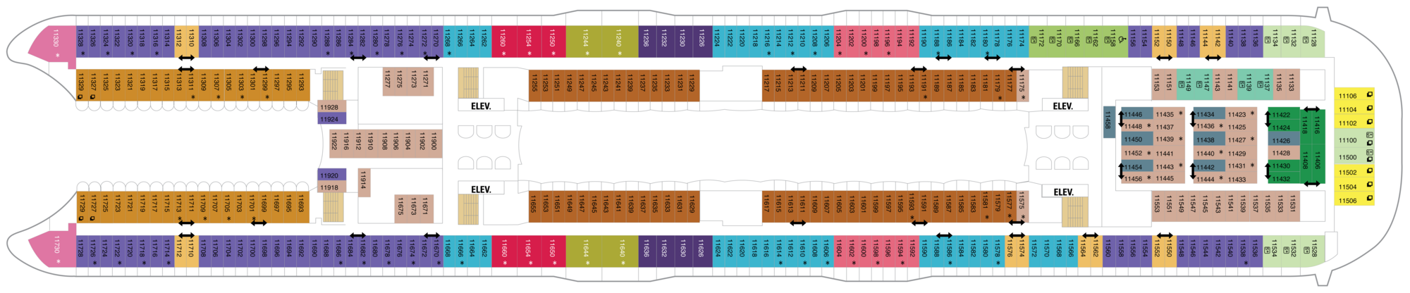 Deck 11 plan